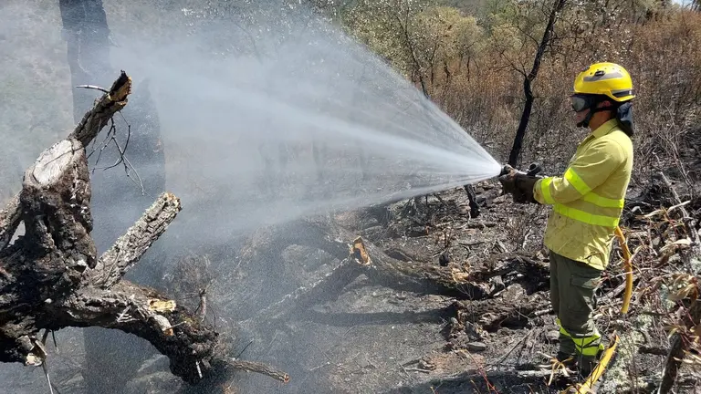 Bombero del INFOCA