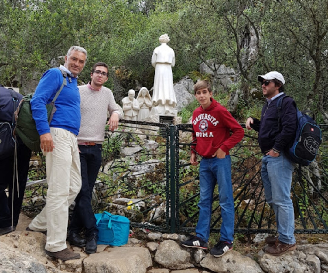 Juan Carlos junto a su familia
