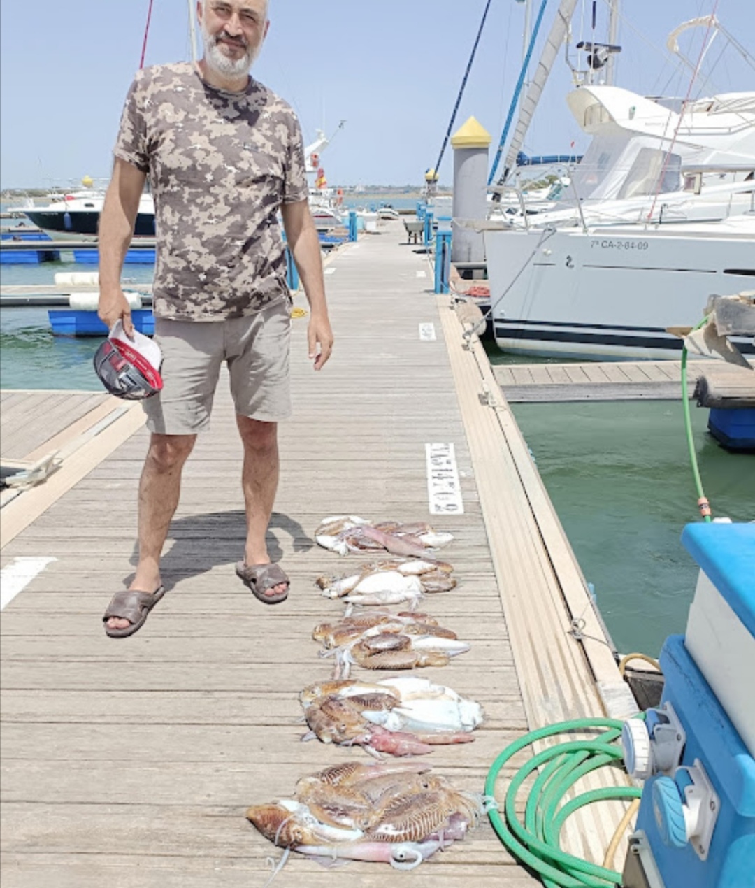 Un día de pesca en Huelva.