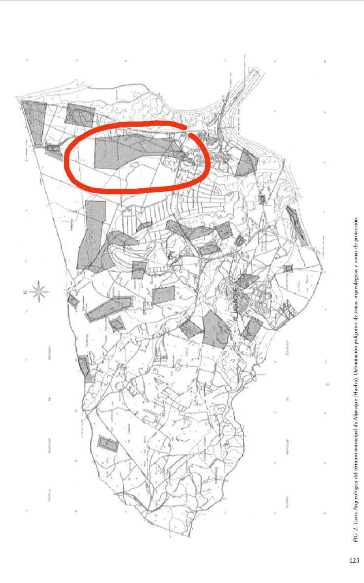 Identificación posible yaciminento afectado