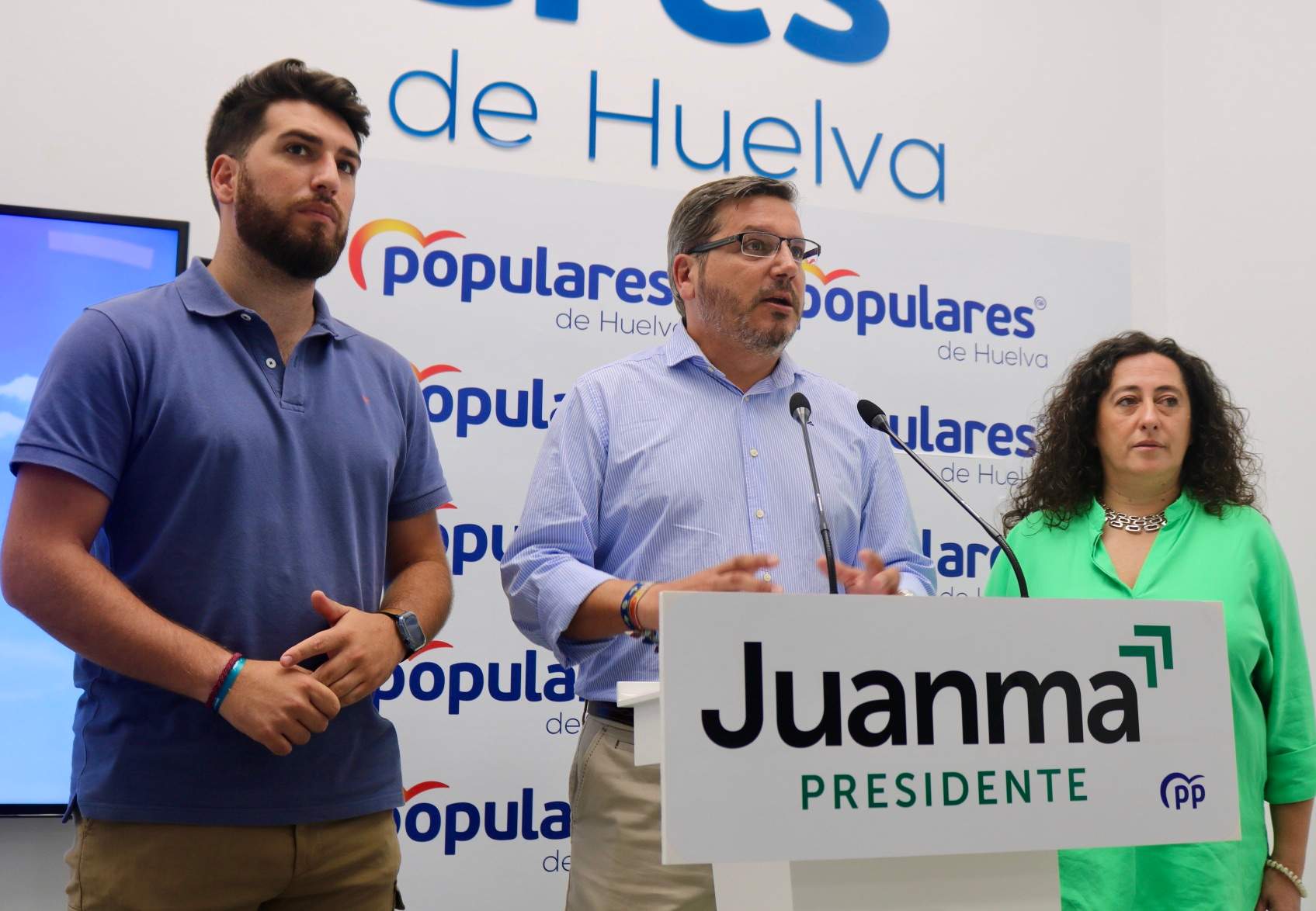 Alejandro Romero, en la sede del PP.