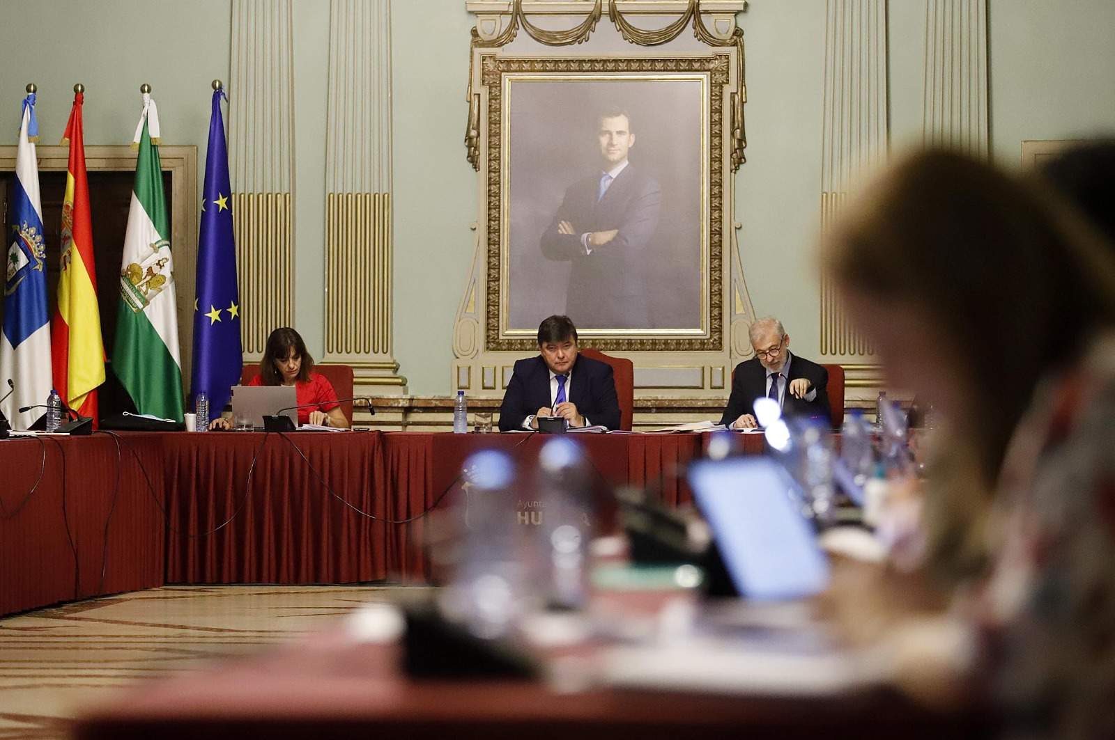 Imagen del alcalde durante el pleno