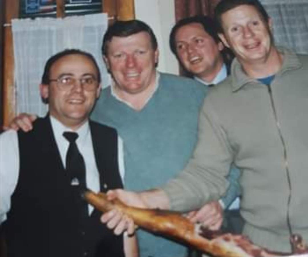 Gregorio, junto a Los Morancos.
