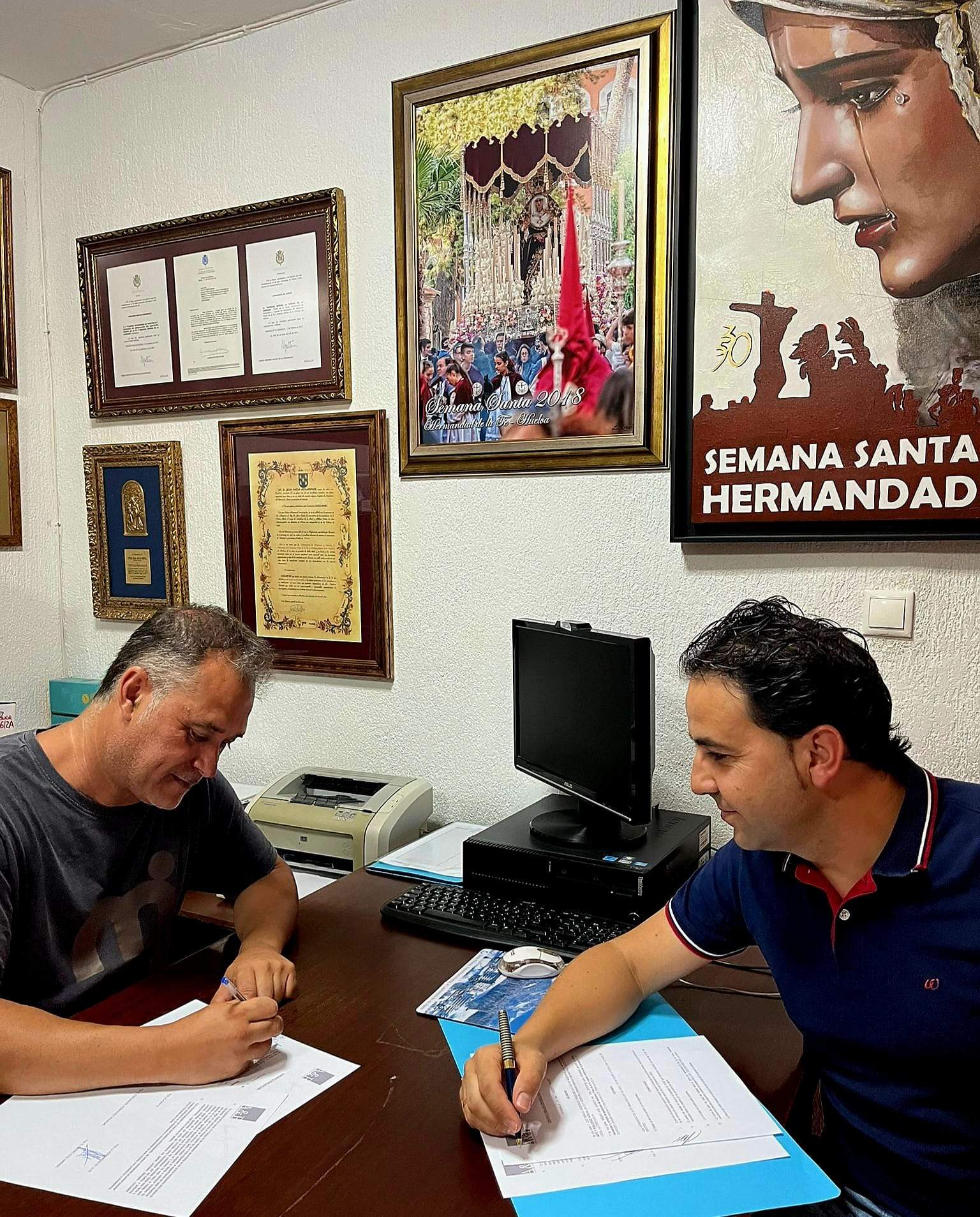 Momento de la firma