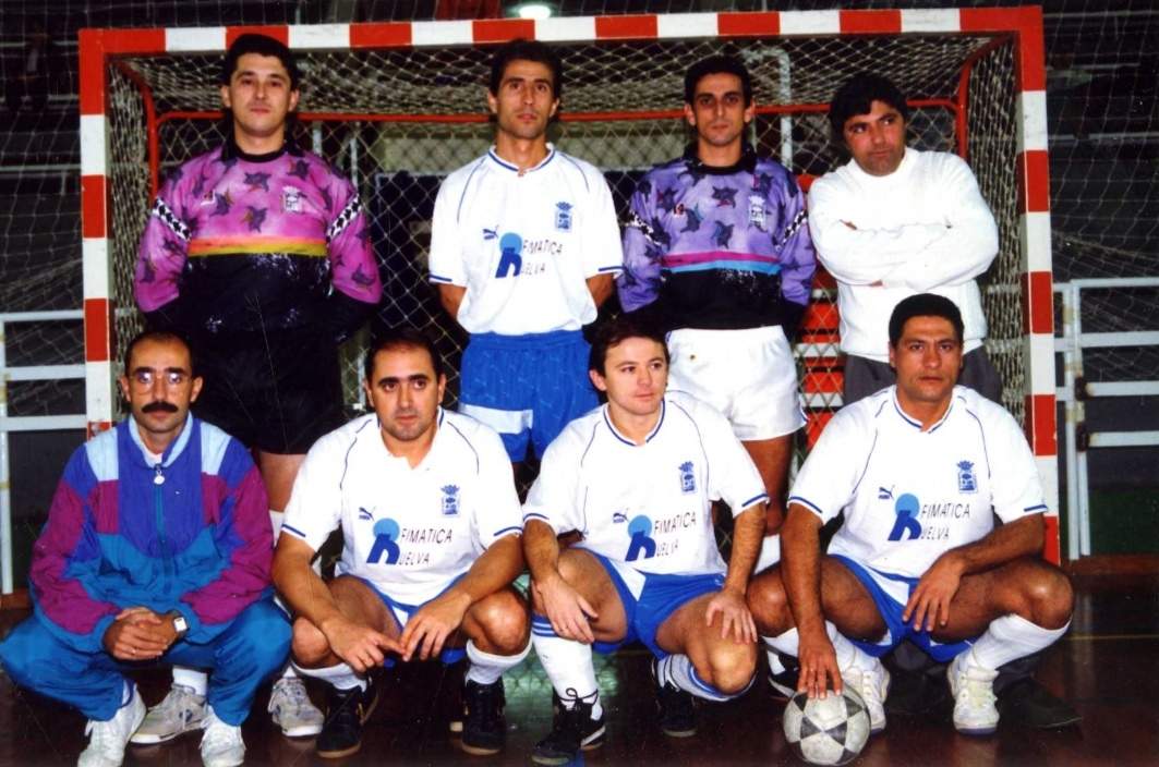 En su época futbolera.
