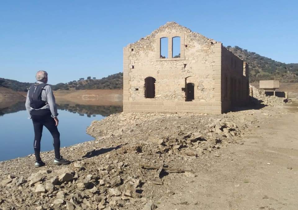 Pantano de Zufre bajo mínimos.