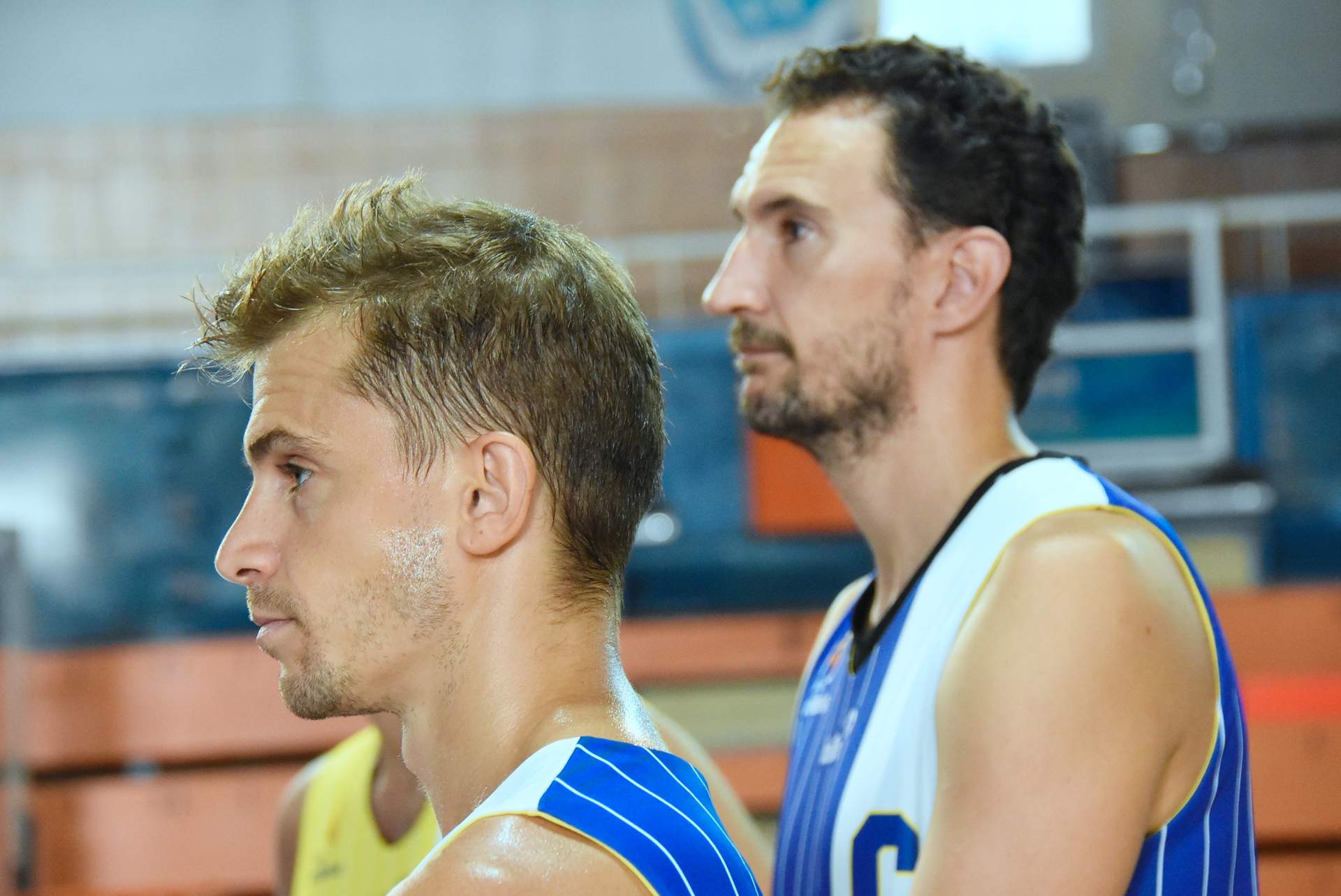 Fran Cárdenas y Víctor Pérez son dos de las estrellas del Ciudad de Huelva.