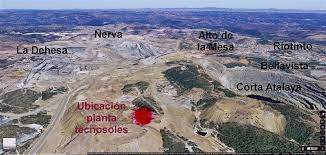 Zona marcada donde iría la planta de tecnosuelos.