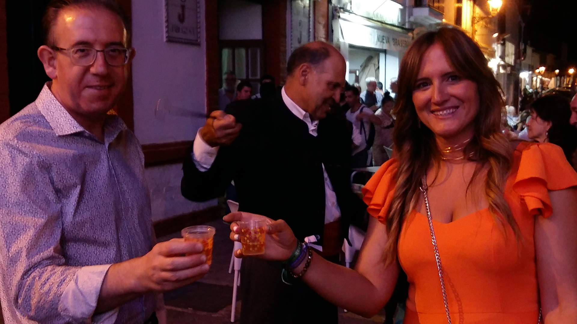 brindis inaug feria aracena alcalde y concejala festejos Carmen Jurado