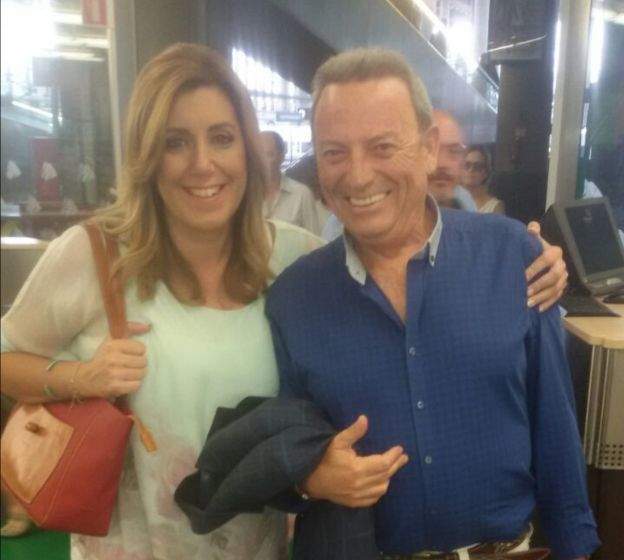Con Susana Díaz.