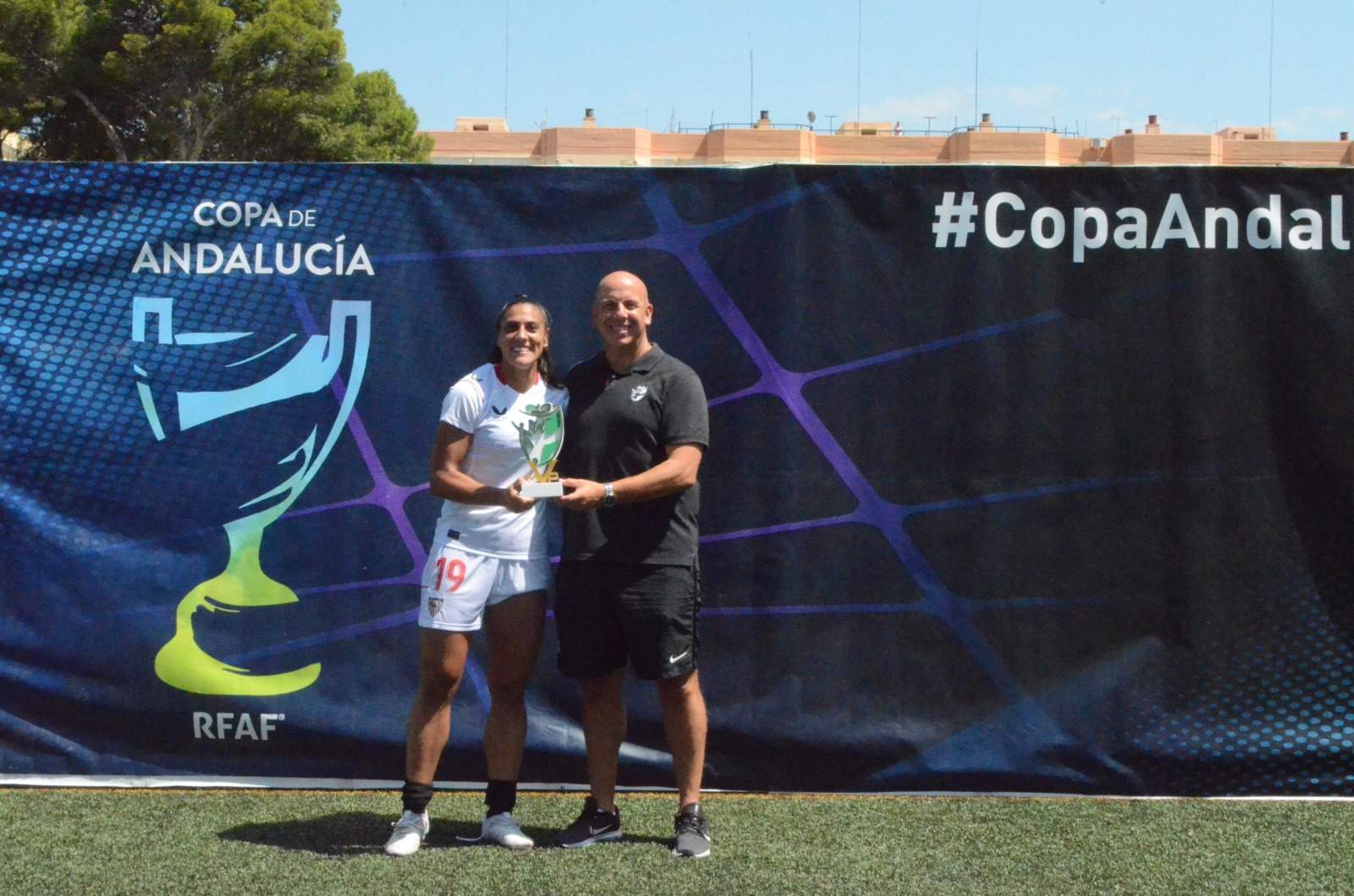La ex del Sporting de Huelva, Cristina Martín-Prieto, ahora en las filas sevillistas, ha sido la MVP.