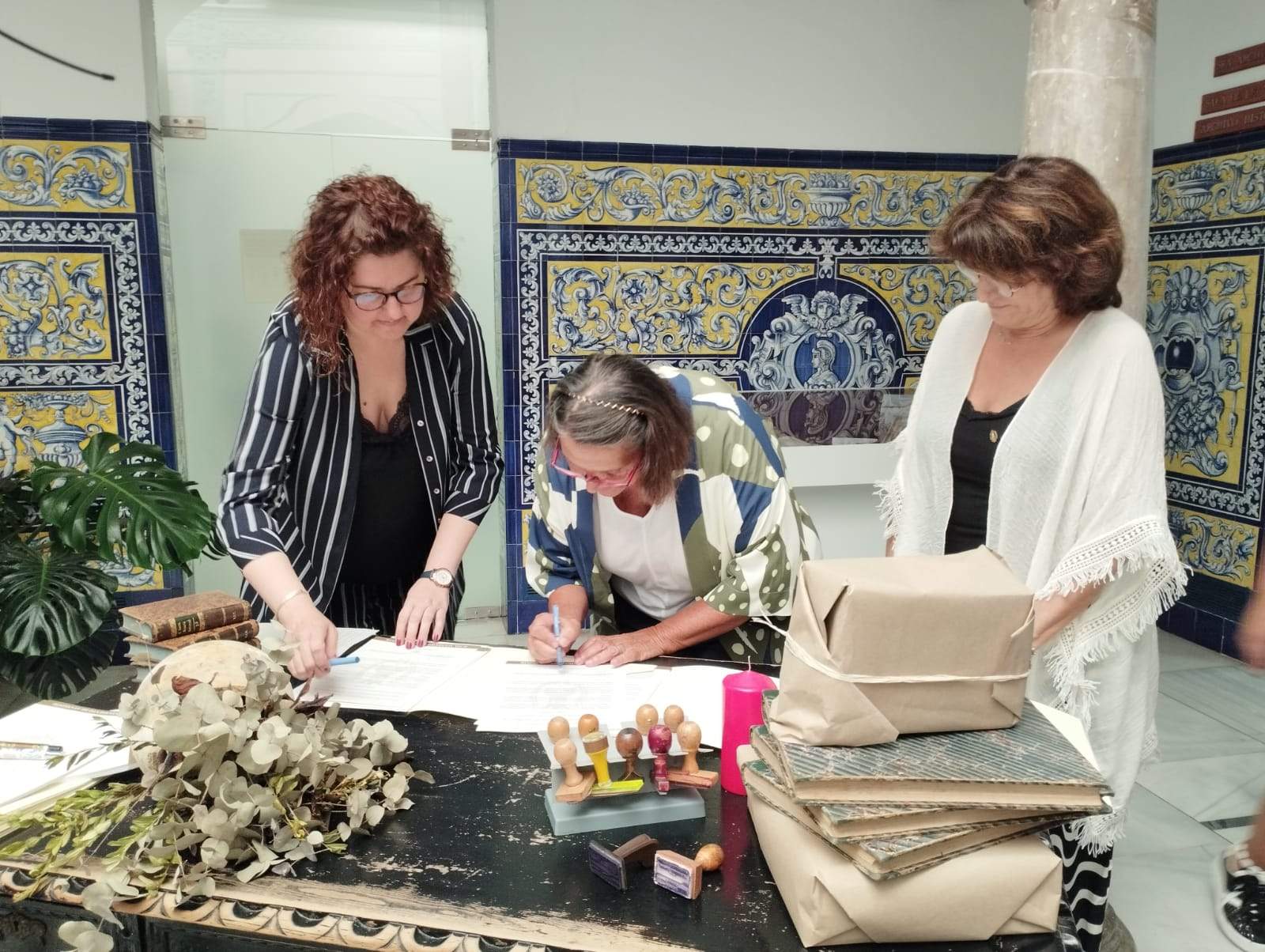 Ayamonte firma de la donación