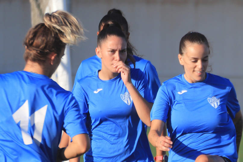 Jugadoras del Sporting de Huelva.