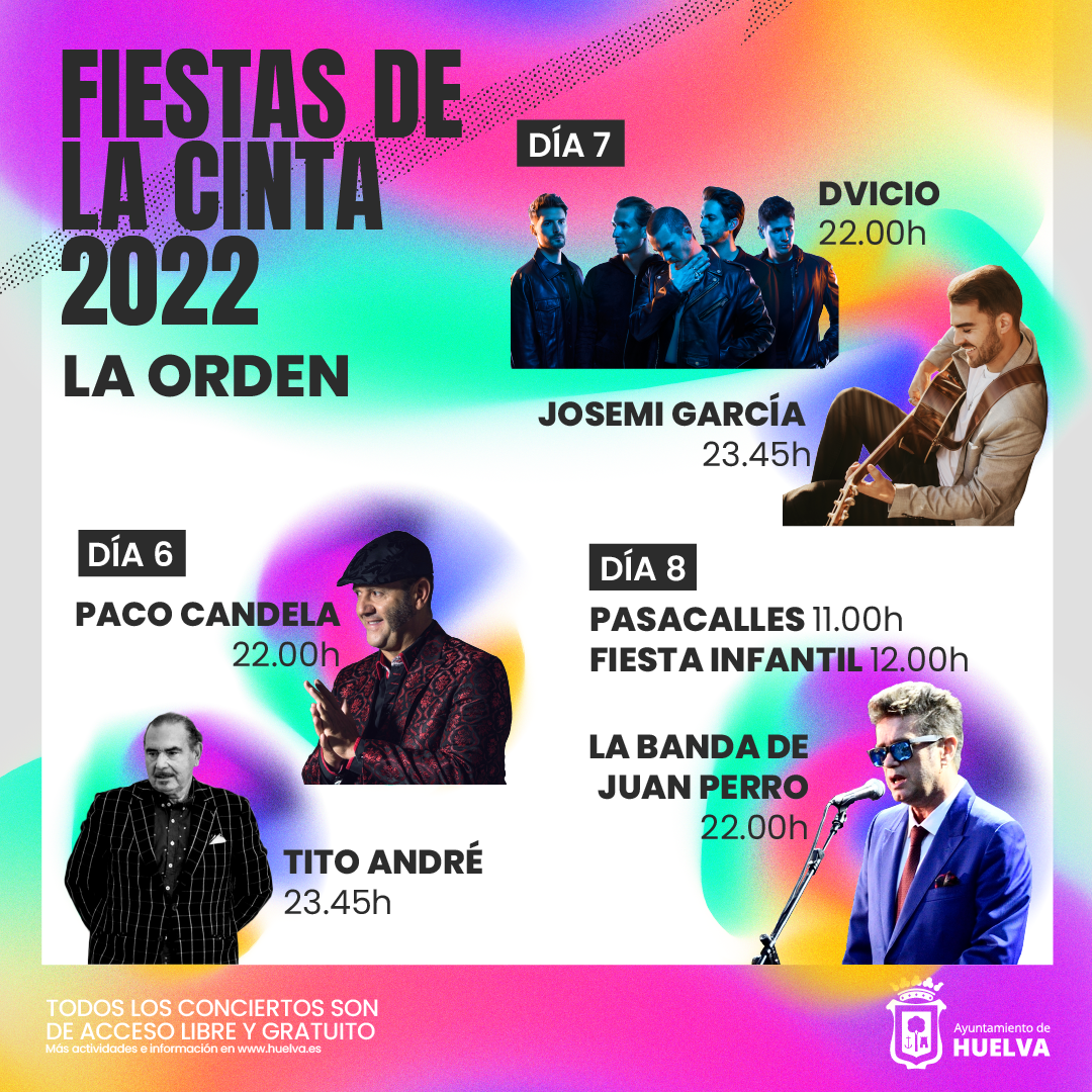 Cartel musical La Cinta en La Orden