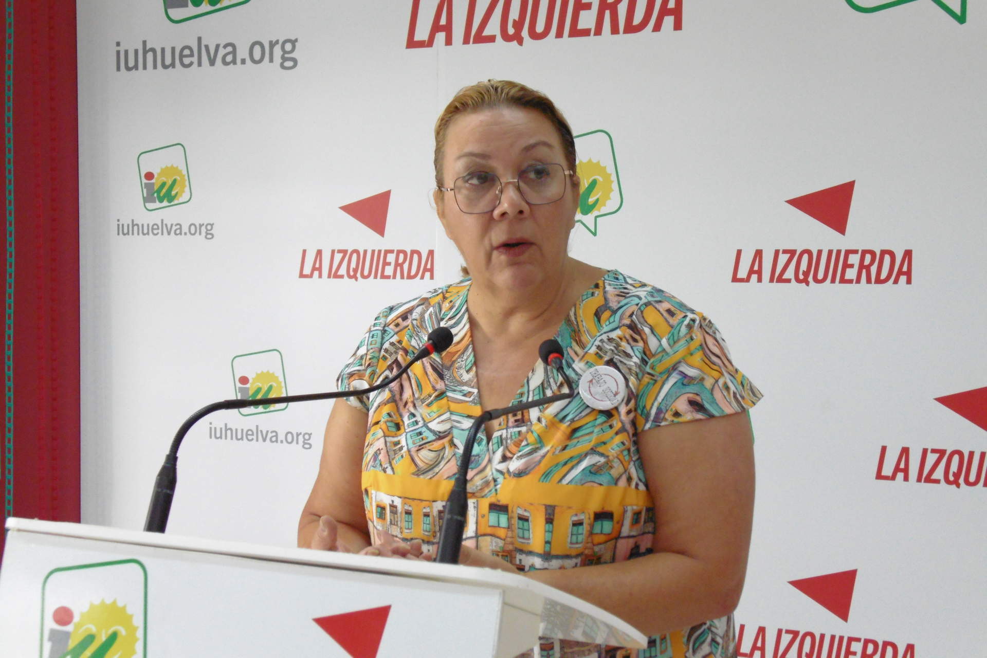 Mónica Rossi en una de sus comparecencias