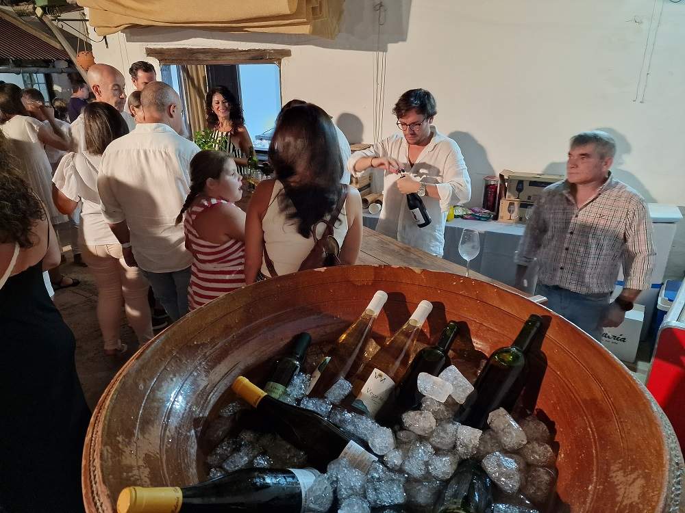 Ambiente en una bodega