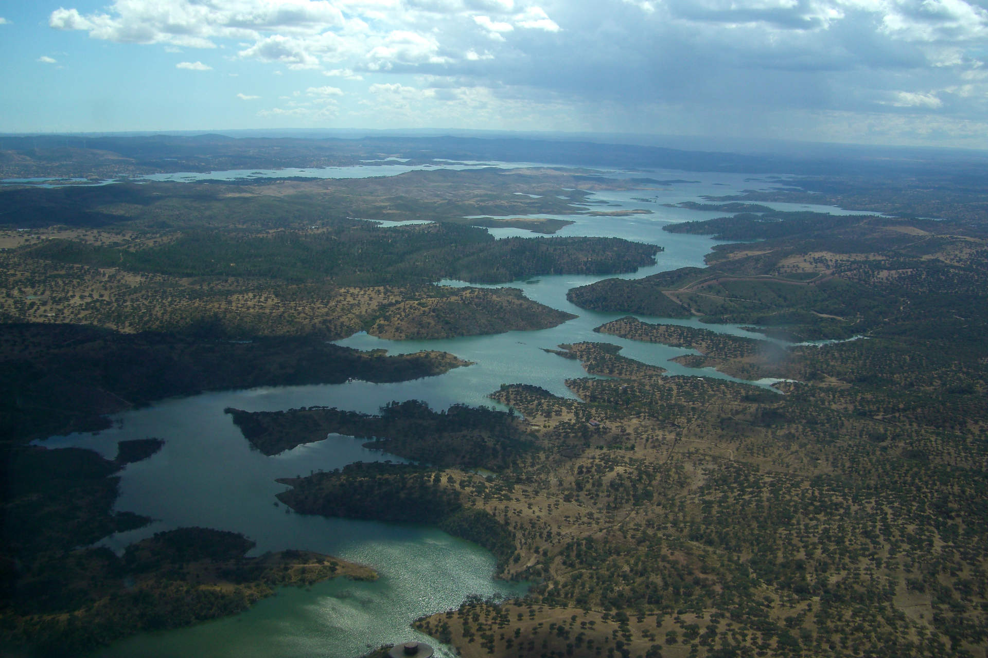 Embalse del Andévalo en 2014.