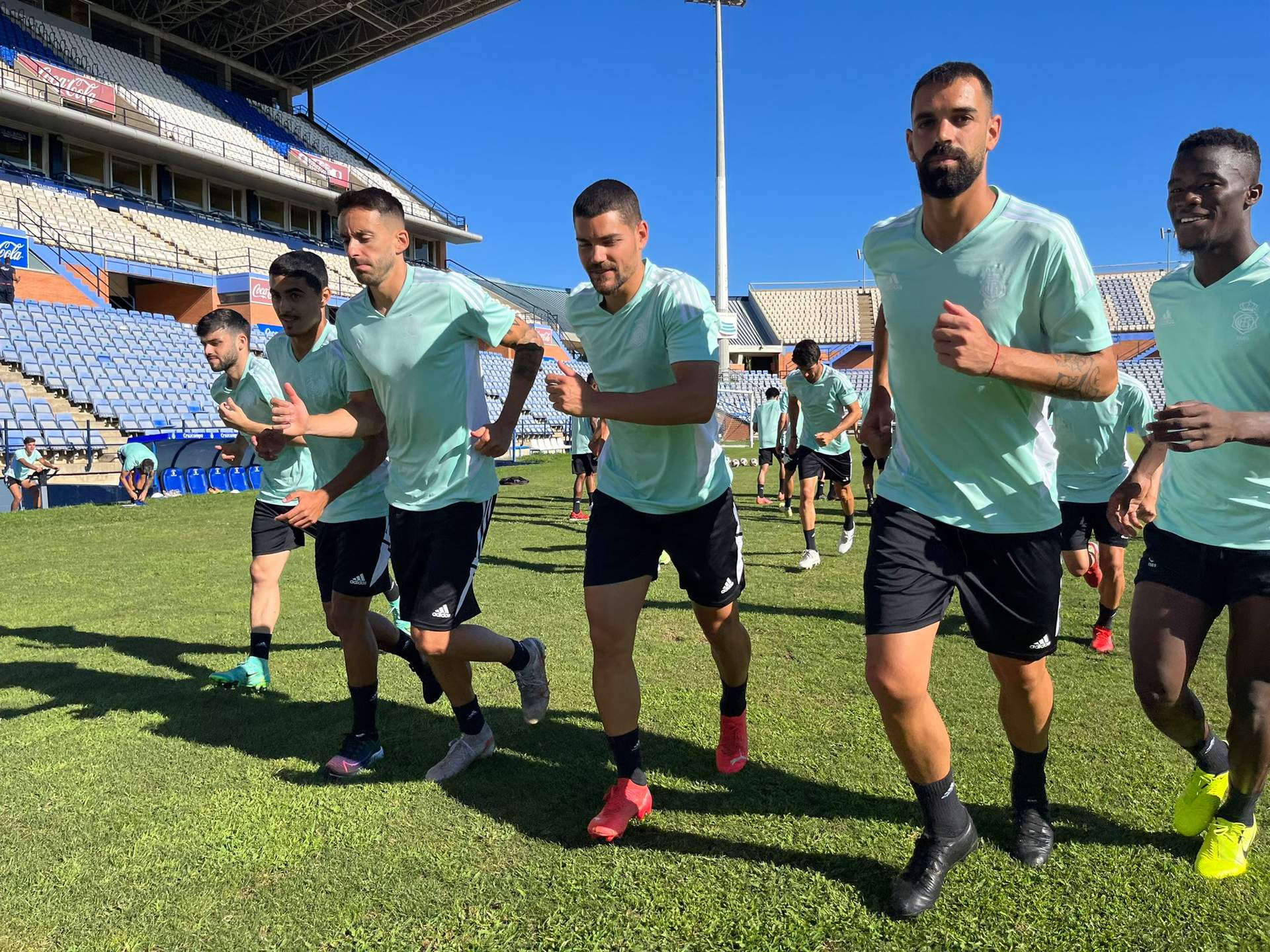 El Recre entrena fuerte.