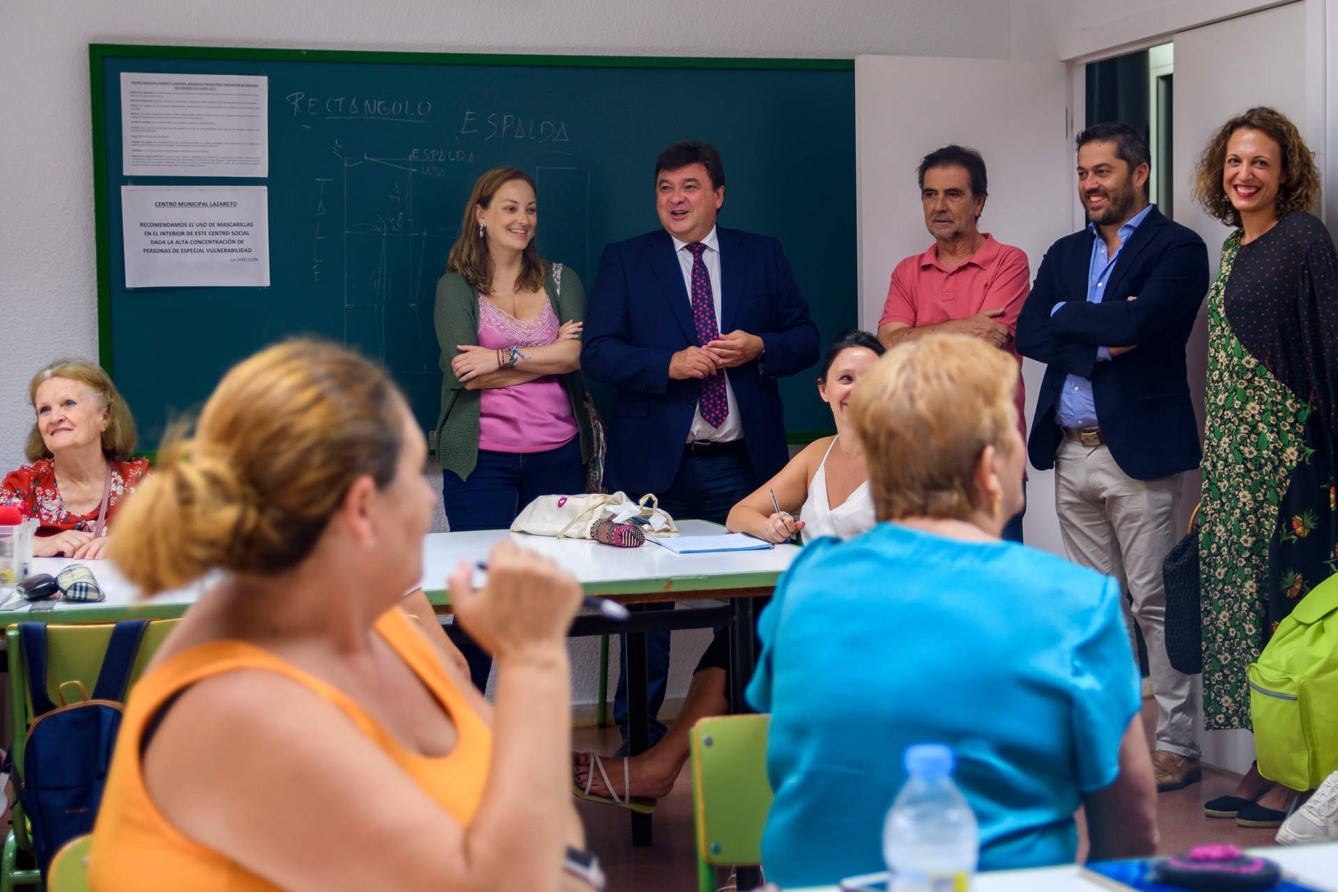 El alcalde, en el inicio del curso de Cultura en los Barrios
