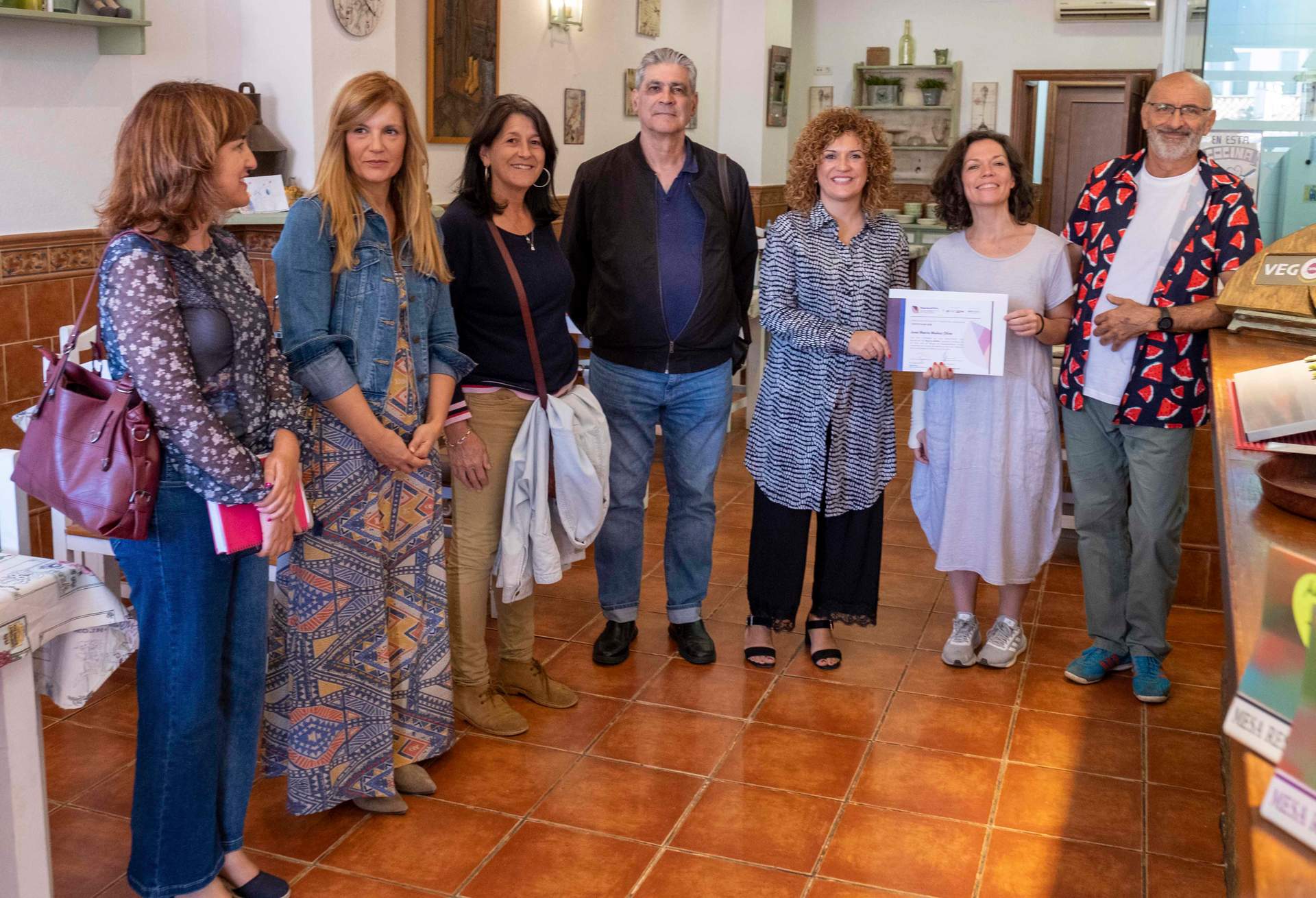 Foto de grupo del acto.