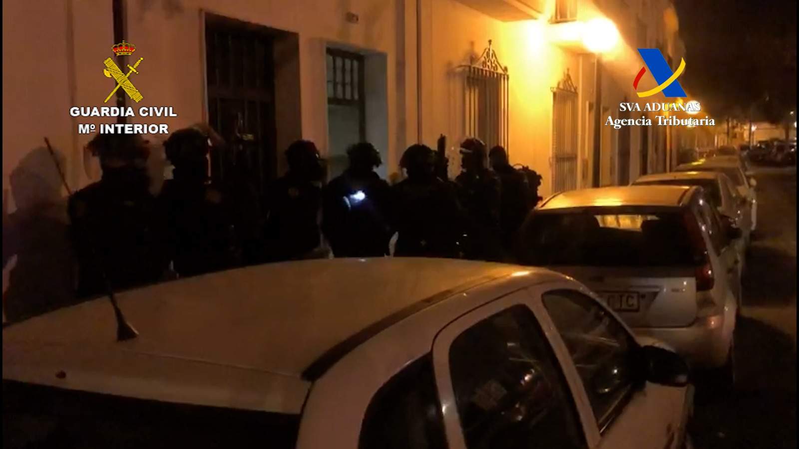 Uno de los registros en la costa de Huelva.