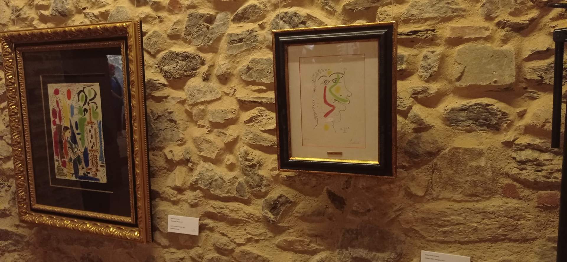 Obras de Dalí, Picasso y Miró.