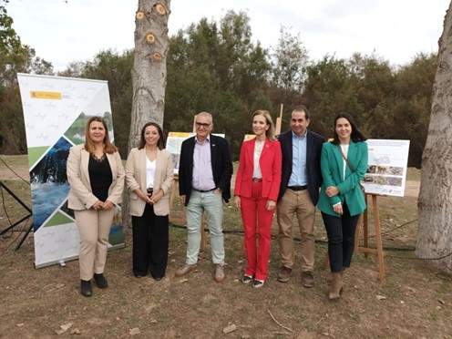 Autoridades en la zona del Arroyo del Partido