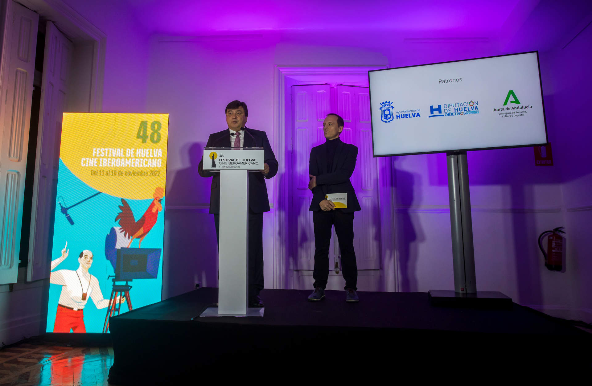 Gabriel Cruz, en la presentación del Festival.