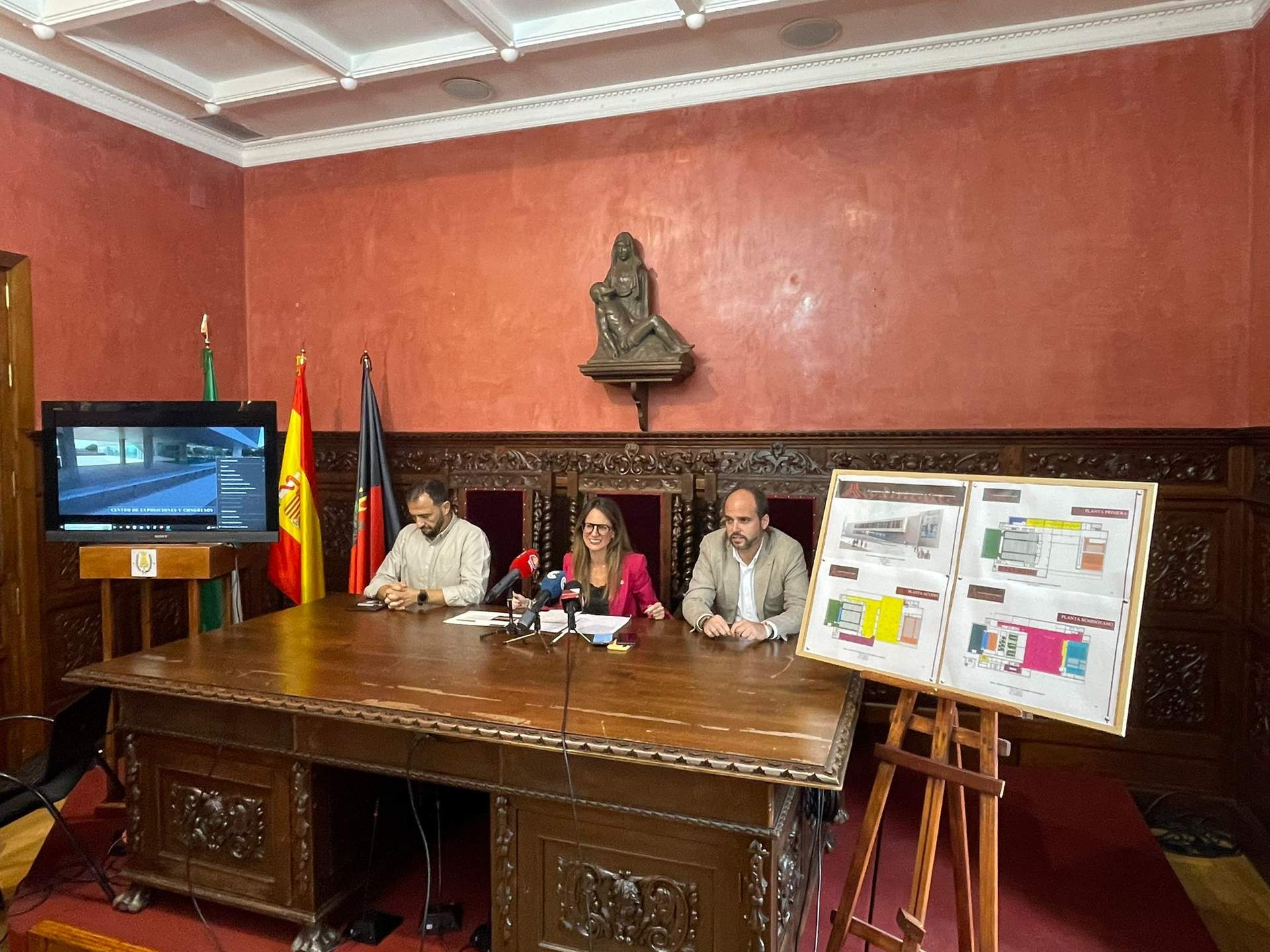 Anuncio de la inauguración.