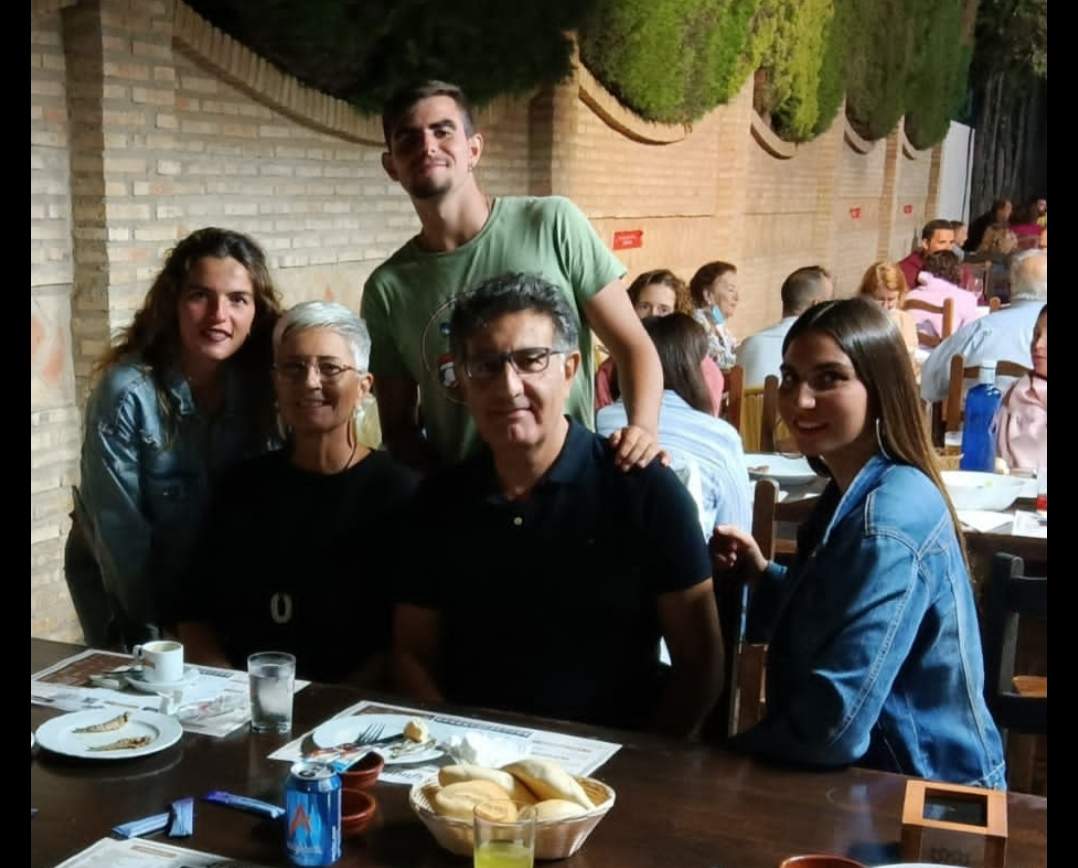 En familia.
