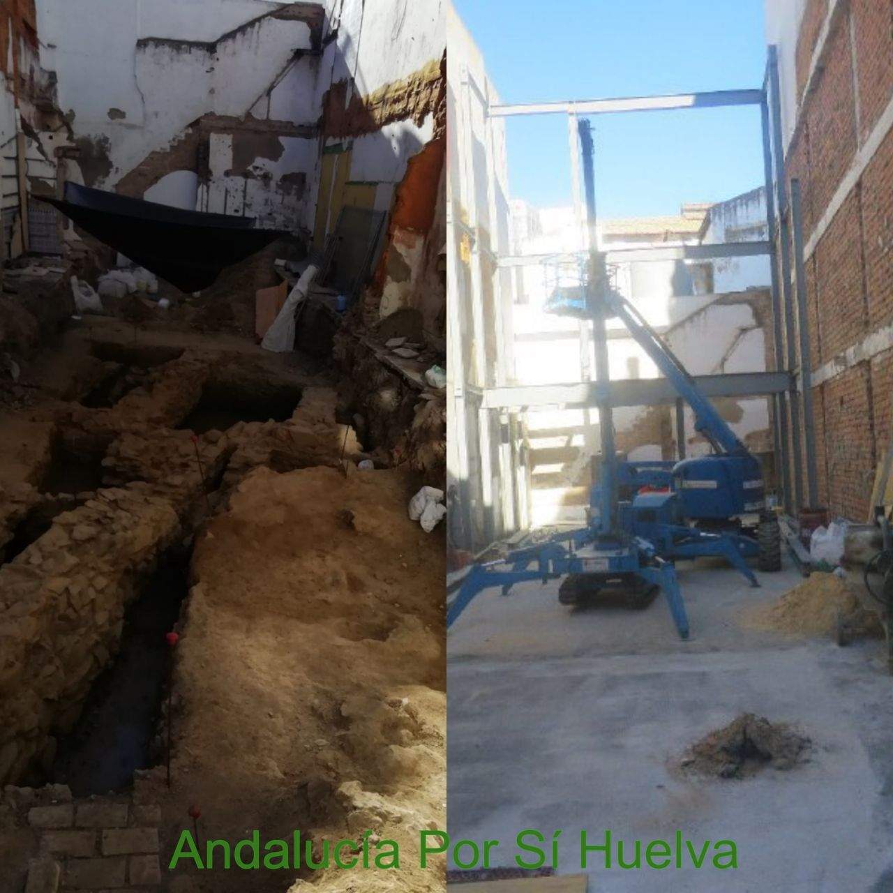 Denuncias de tapado de restos de Andalucía Por Sí en Huelva