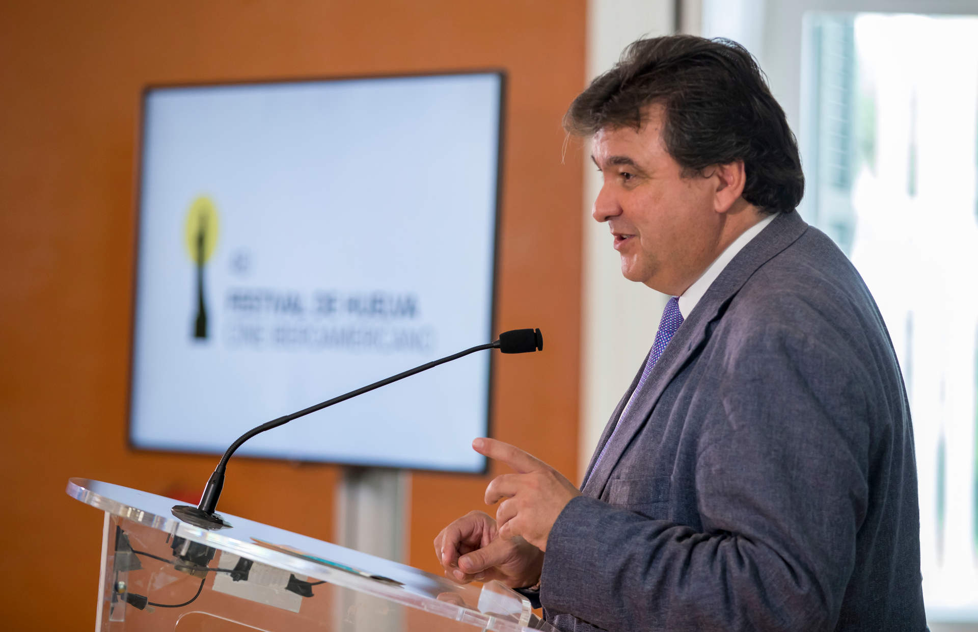 Alcalde de Huelva, en el acto de presentación