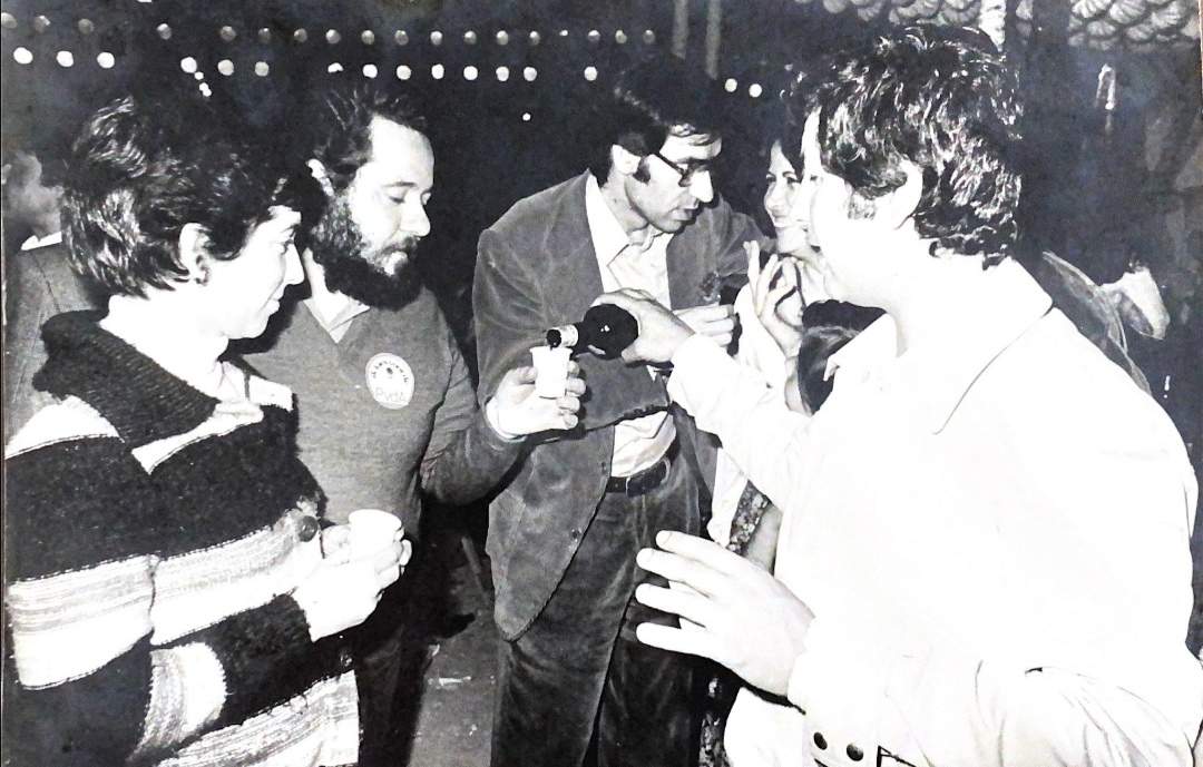 Junto a Alfonso Guerra