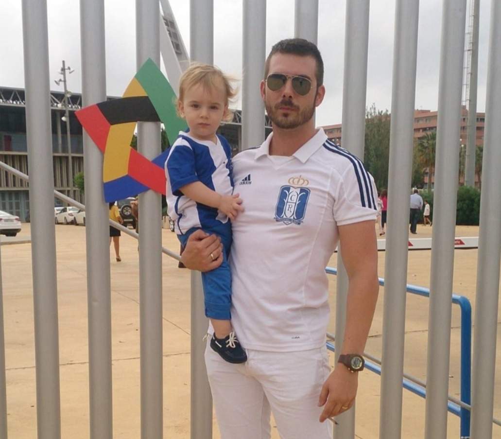 Con su hijo