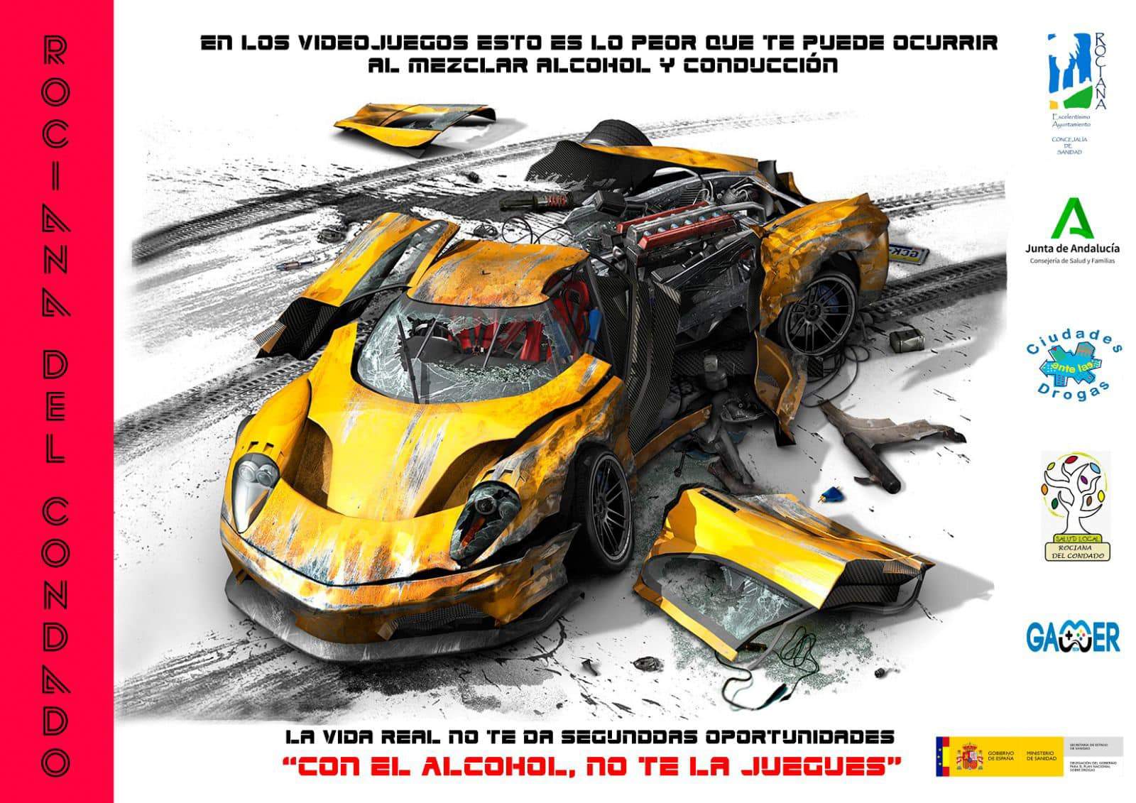 Imagen de la campaña "Con el alcohol no te la juegues"