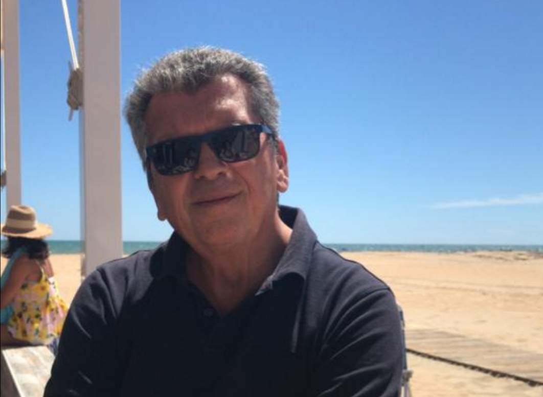 En la playa