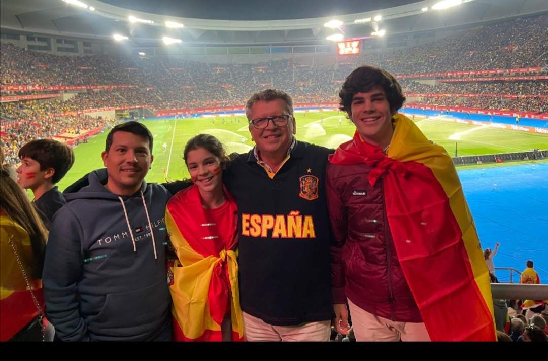 En un partido de España