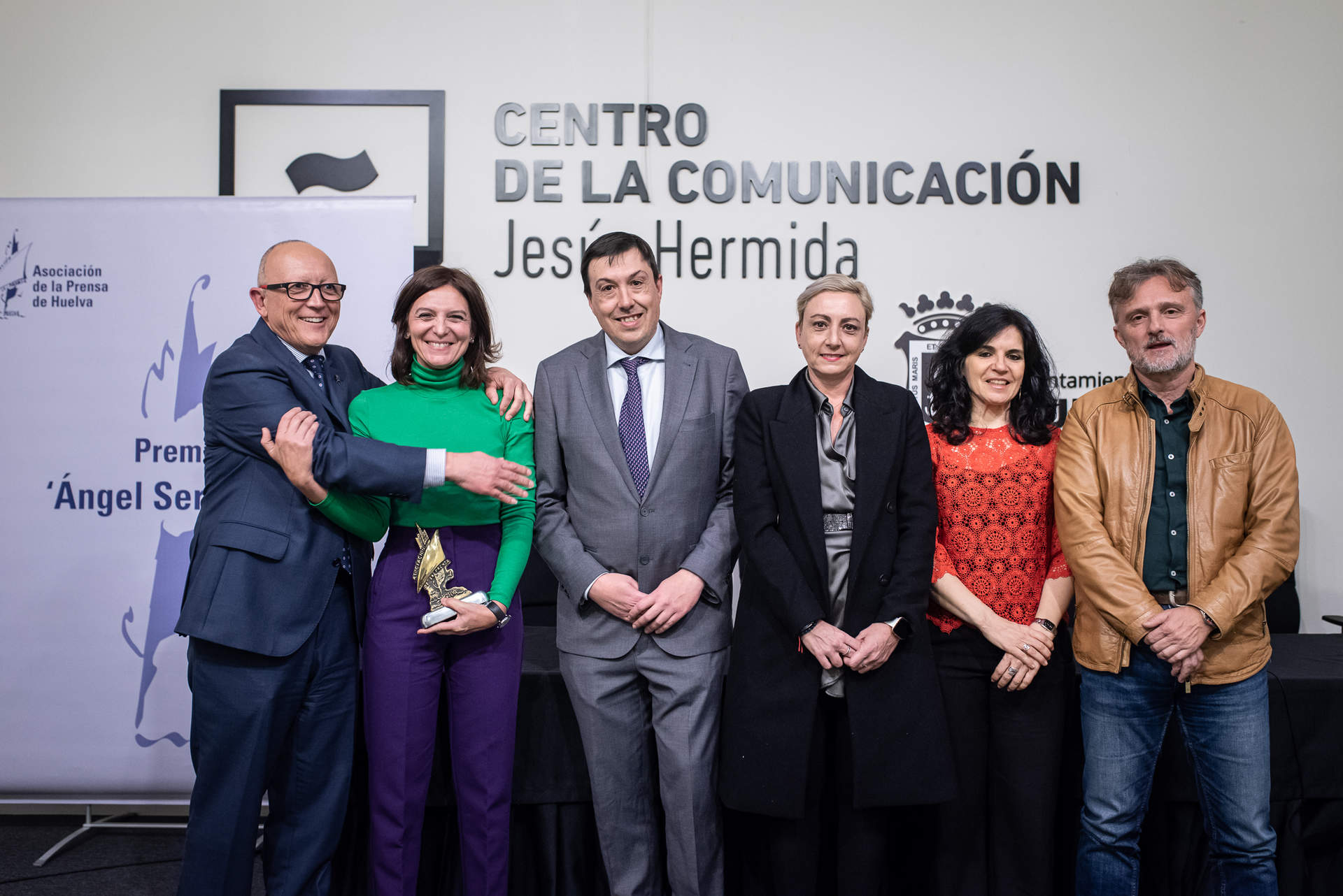 Intervinientes en el acto de entrega del Premio.