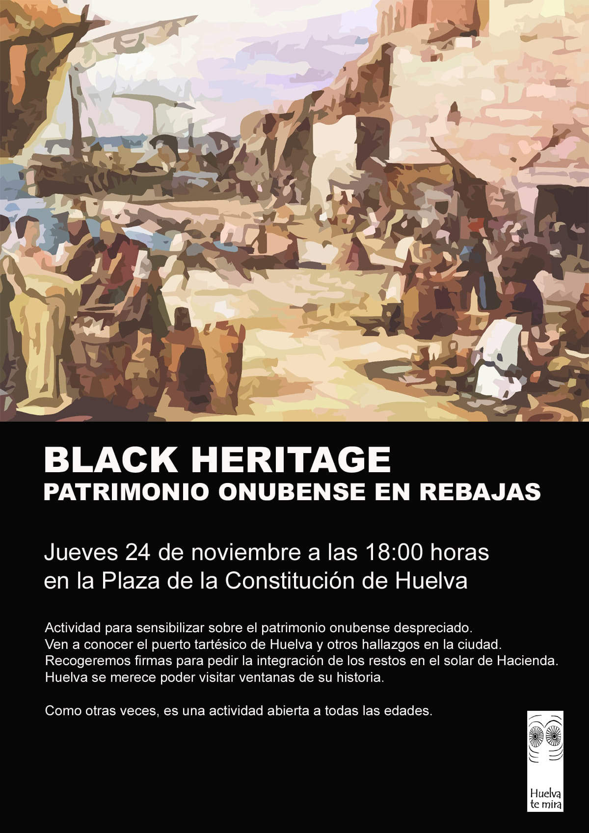 Cartel con la convocatoria
