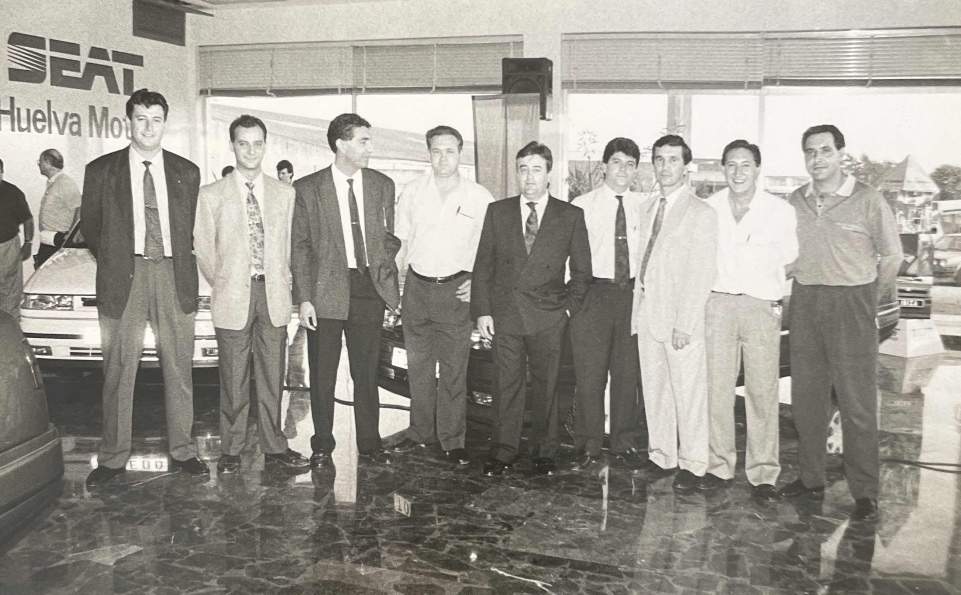 Compañeros del grupo SEAT Huelva Motor