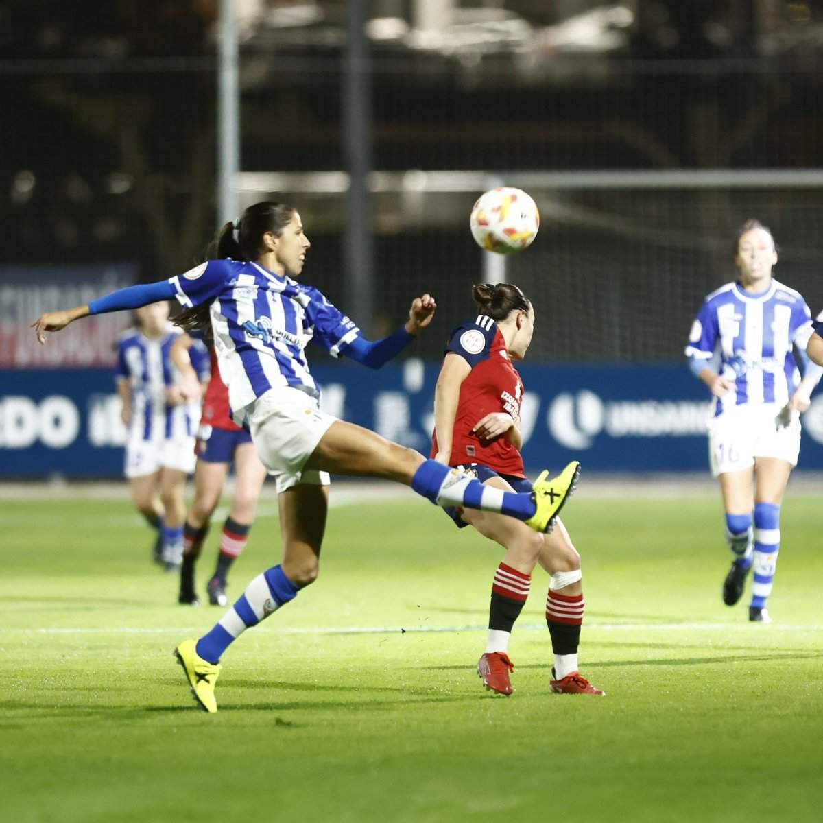 Patri en el Osasuna-Sporting.