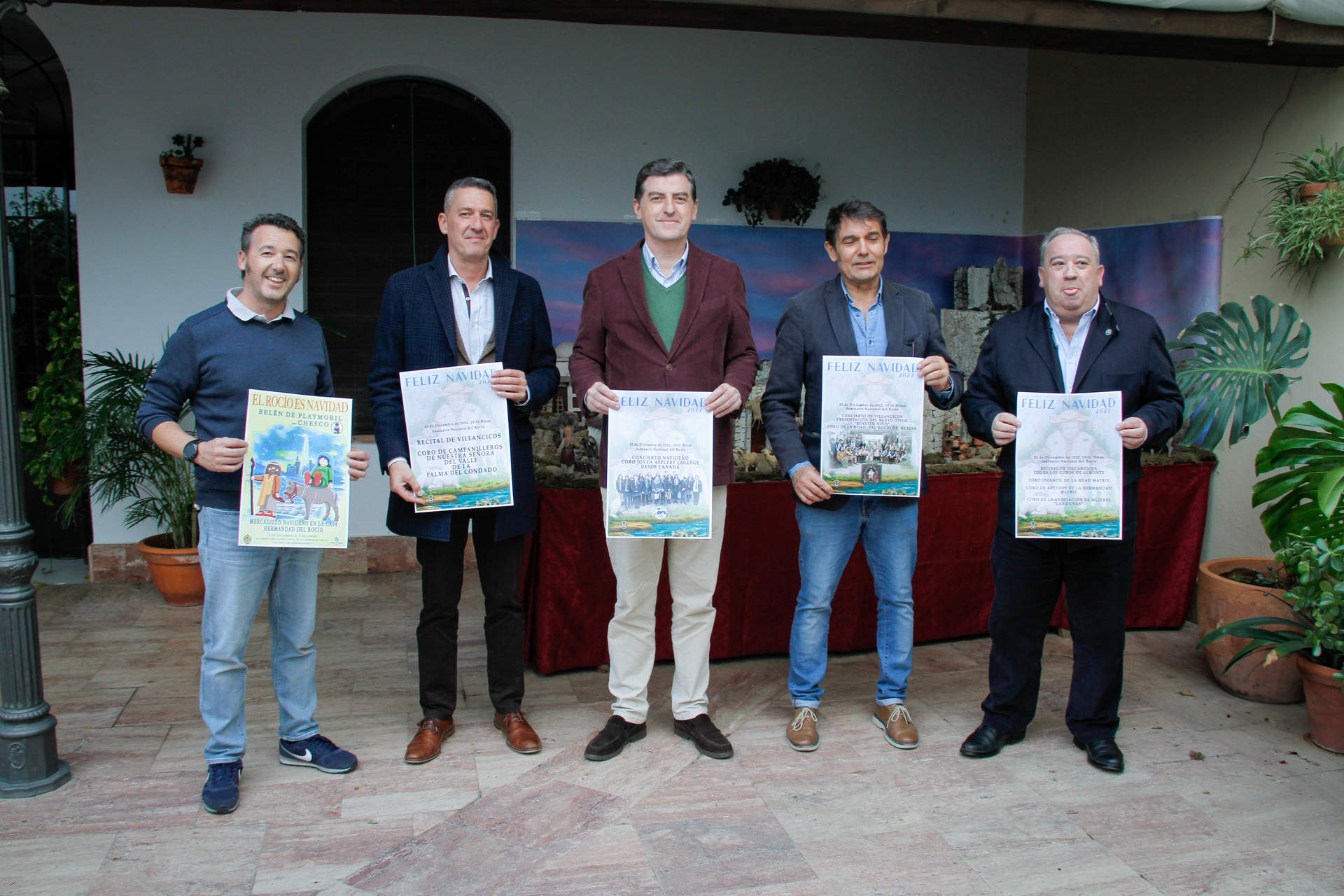 Presentación del programa navideño en la Matriz de Almonte