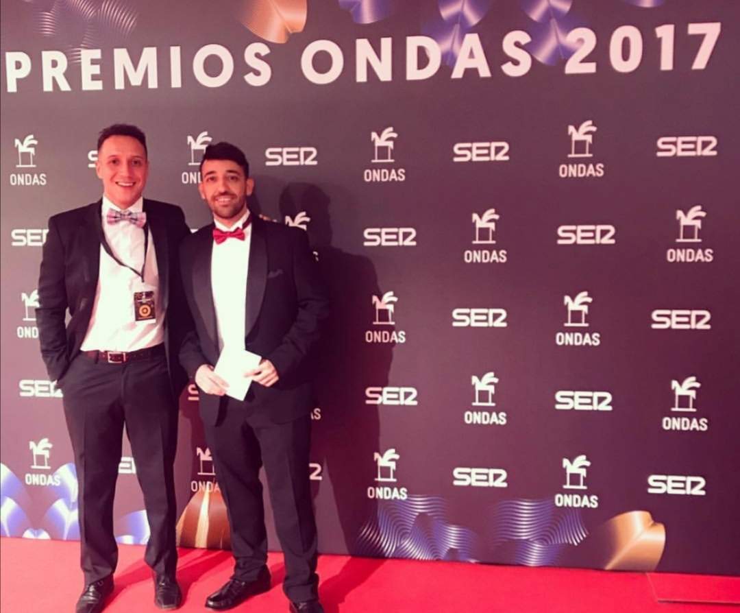 Iván Infante junto a Miky Rodríguez