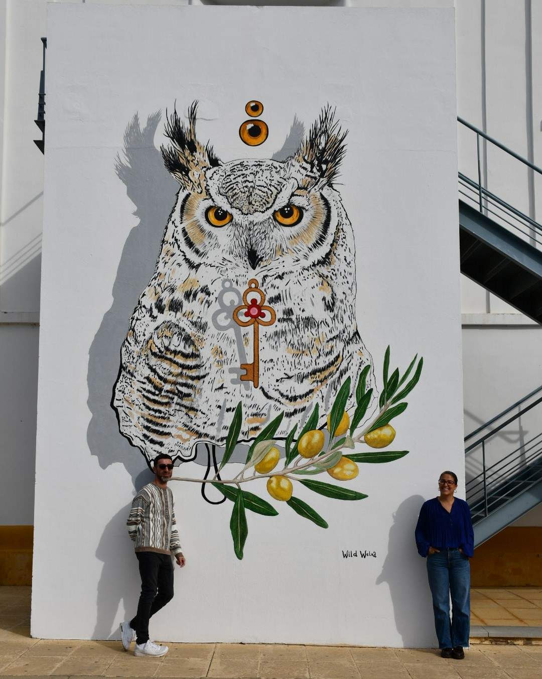 Obra expuesta en el Campus