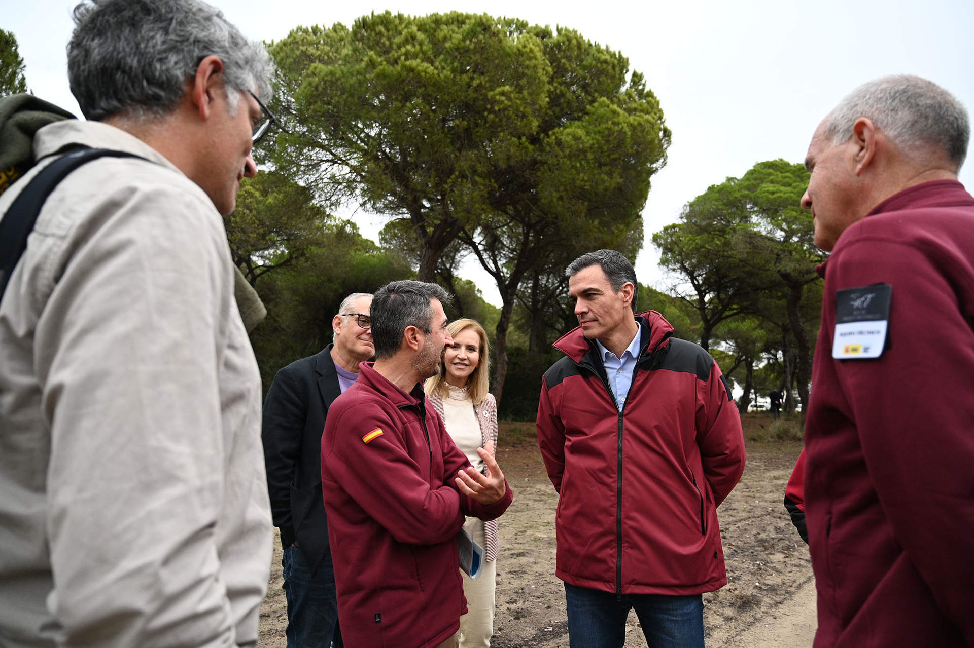 Sánchez, en Doñana