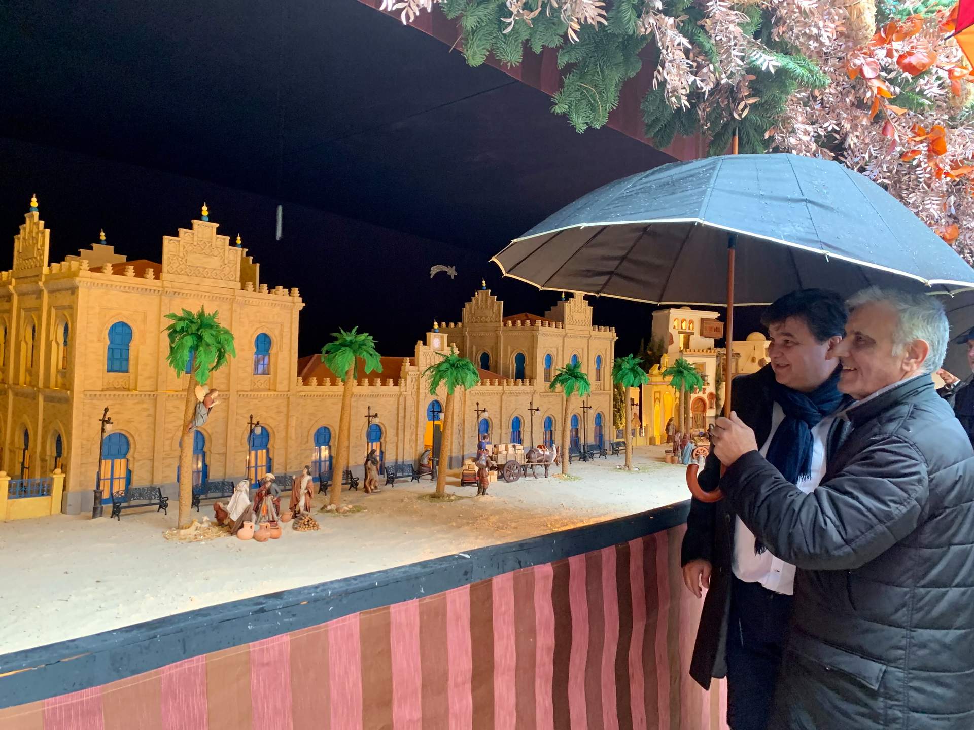 Imagen de la inauguración del Belén