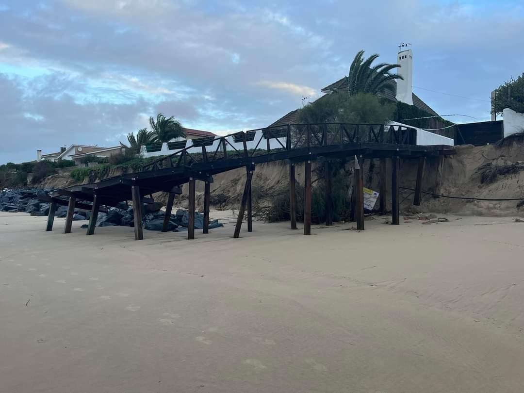Playa de El Portil, esta mañana