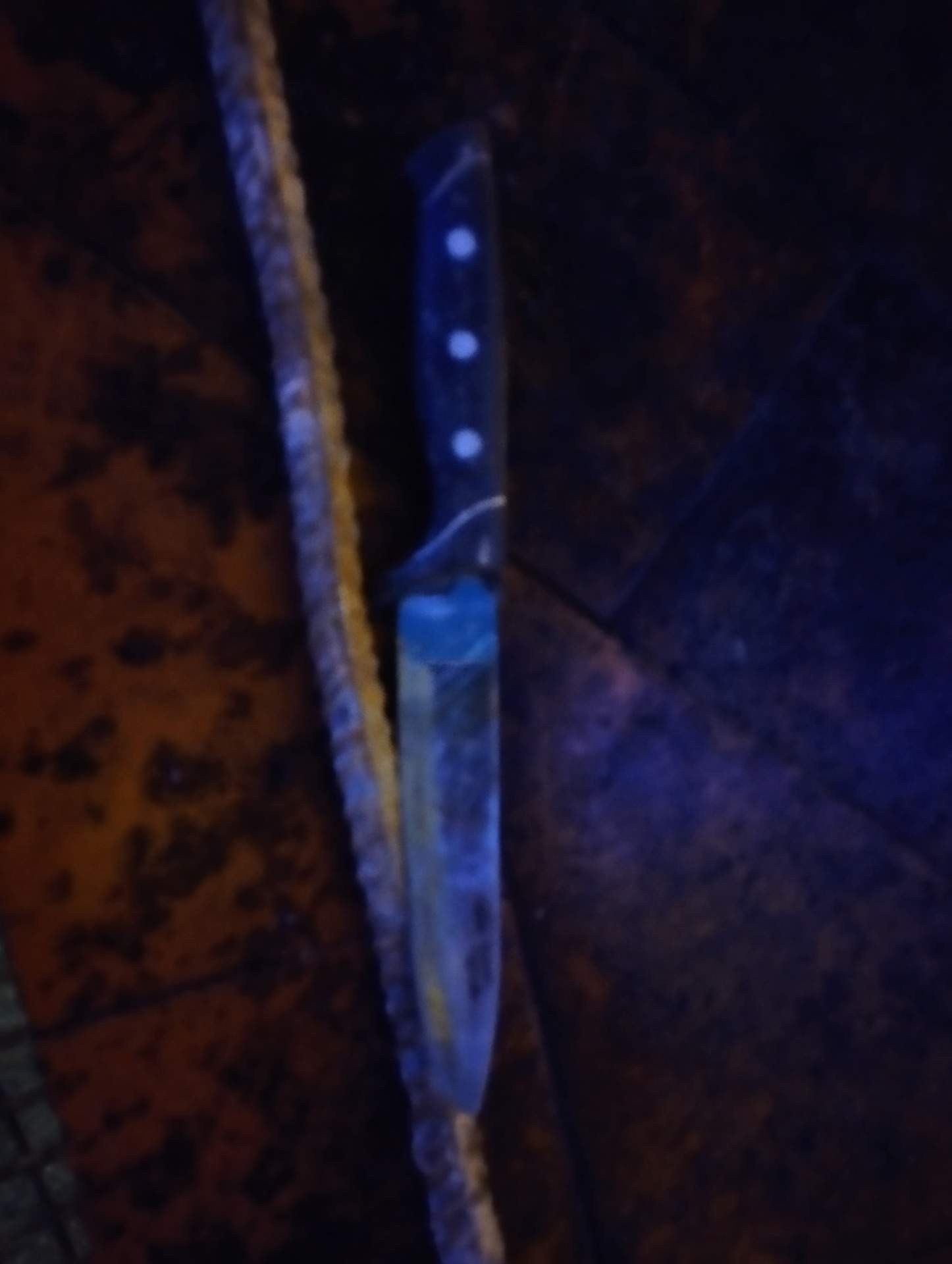 Cuchillo intervenido