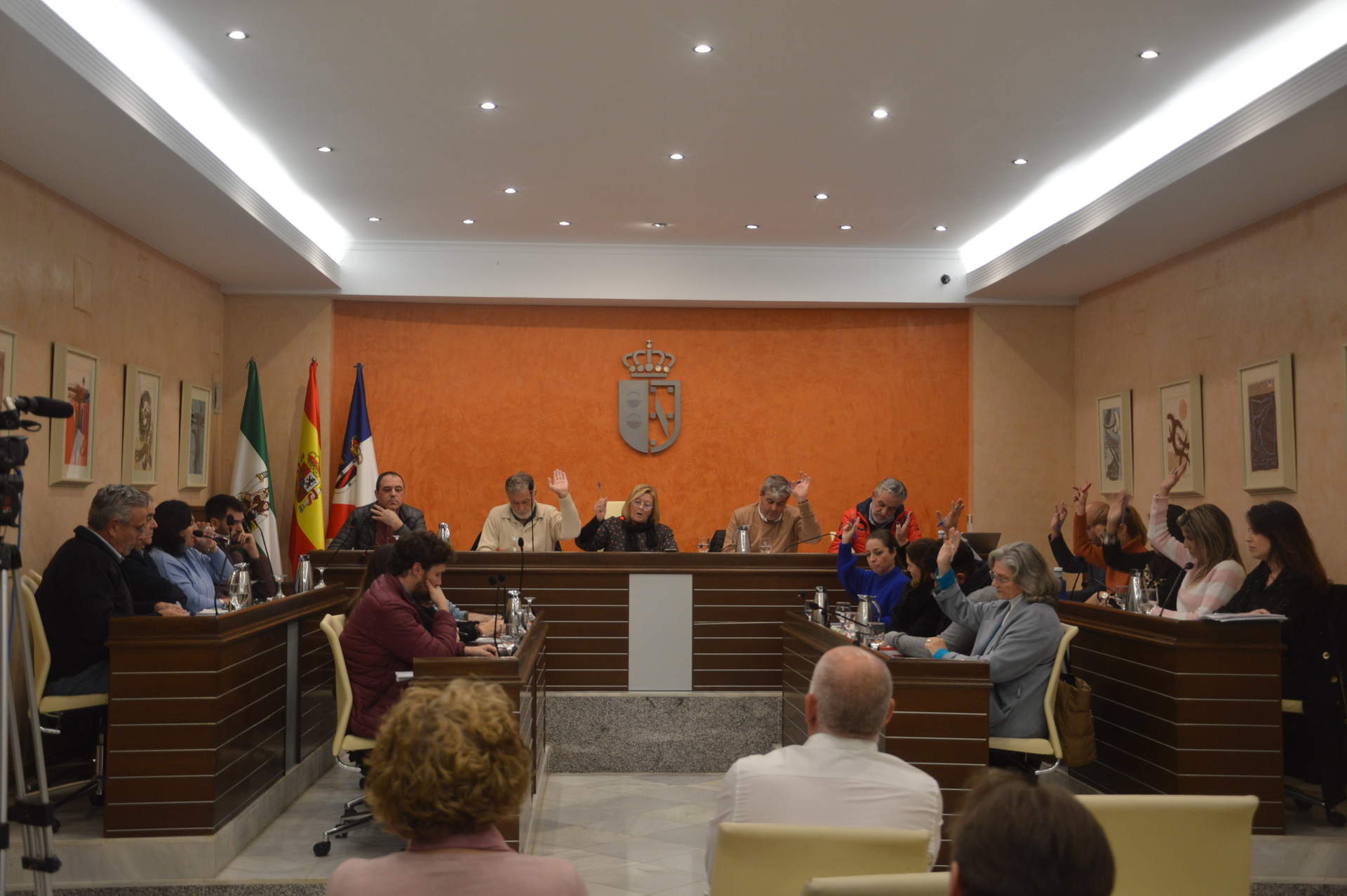 Pleno municipal en Almonte