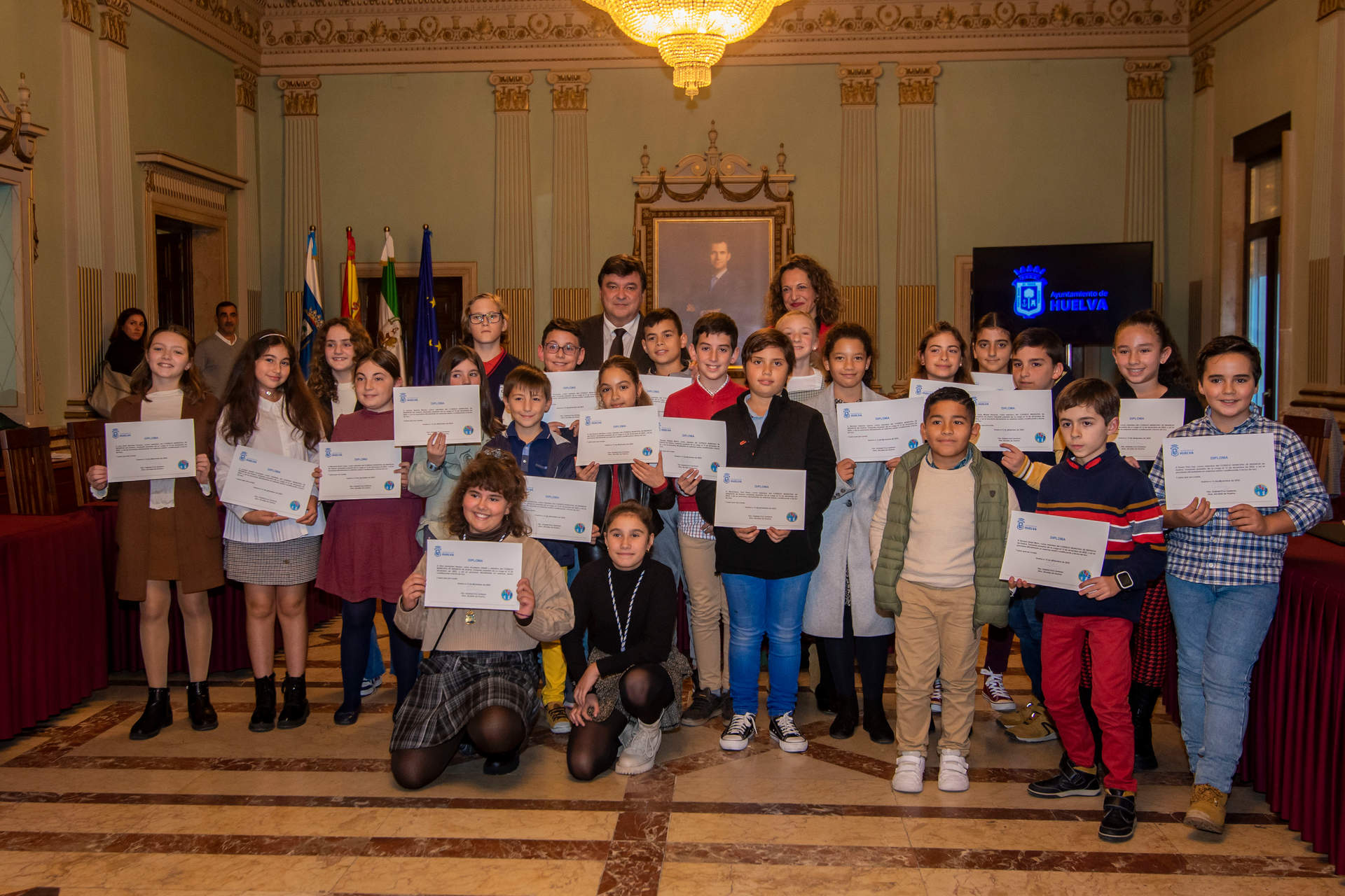 Pleno Infantil al finalizar la sesión